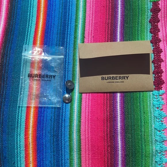 Burberry Black Embossed Monogram Leather Clutch Computer Bag - Picture 15 of 15